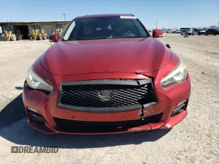2014 Infiniti Q50 Premium with VIN JN1BV7AP8EM676682, listed as a Copart auction lot 47731195 with 78,902 mi miles and Salvage Title. Bid and sale history available at carsss.com. Image 5.