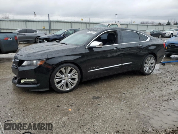2018 Chevrolet Impala Premier with VIN 2G1125S31J9105505, listed as a Copart auction lot 86197984 with 55,837 mi miles and Salvage Title. Bid and sale history available at DreamBid. Image 1.