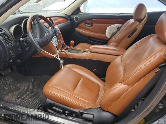 2003 Lexus SC with VIN JTHFN48Y630038056, listed as a Copart auction lot 41341605 with 74,301 mi miles and Salvage Title. Bid and sale history available at carsss.com. Image 7.