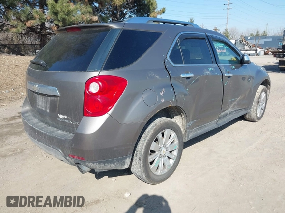 2011 Chevrolet Equinox LTZ with VIN 2CNFLGE56B6316698, listed as a IAAI auction lot 41781663 with 142,336 mi miles. Bid and sale history available at carsss.com. Image 4.