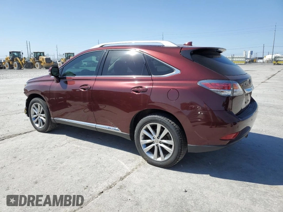 2015 Lexus RX 450h with VIN 2T2BC1BAXFC002778, listed as a Copart auction lot 52628955 with 111,757 mi miles and Salvage Title. Bid and sale history available at DreamBid. Image 2.