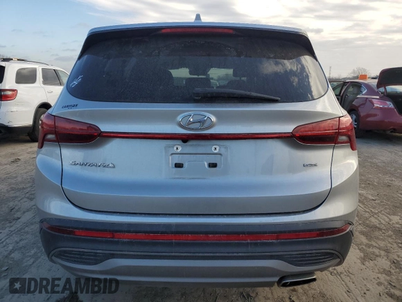 2022 Hyundai Santa Fe SE with VIN 5NMS1DAJ8NH424117, listed as a Copart auction lot 83401824 with 42,767 mi miles and Salvage Title. Bid and sale history available at carsss.com. Image 6.