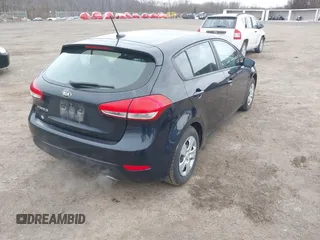 2017 Kia Forte5 LX with VIN KNAFK5A89H5702044, listed as a IAAI auction lot 41623085 with 73,815 mi miles. Bid and sale history available at carsss.com. Image 4.