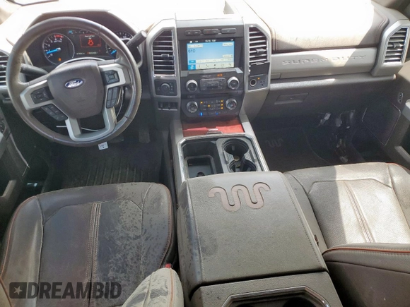 2017 Ford F-250 Lariat with VIN 1FT7W2BT4HEE31276, listed as a Copart auction lot 58258985 with 287,839 mi miles and Salvage title. Bid and sale history available at DreamBid. Image 8.