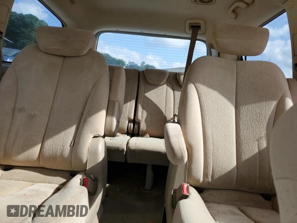2006 Kia Sedona LX with VIN KNDMB233X66070866, listed as a Copart auction lot 71335794 with 242,416 mi miles and Salvage Title. Bid and sale history available at carsss.com. Image 10.