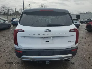 2021 Kia Telluride SX with VIN 5XYP54HC8MG158219, listed as a Copart auction lot 49172935 with 49,298 mi miles and Salvage Title. Bid and sale history available at carsss.com. Image 6.
