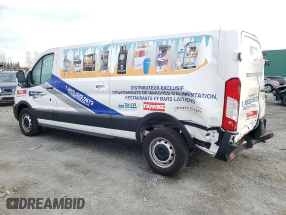 2022 Ford Transit Cargo with VIN 1FTYE1Y82NKA32948, listed as a Copart auction lot 77565844 with 133,959 mi miles and Salvage title. Bid and sale history available at DreamBid. Image 2.