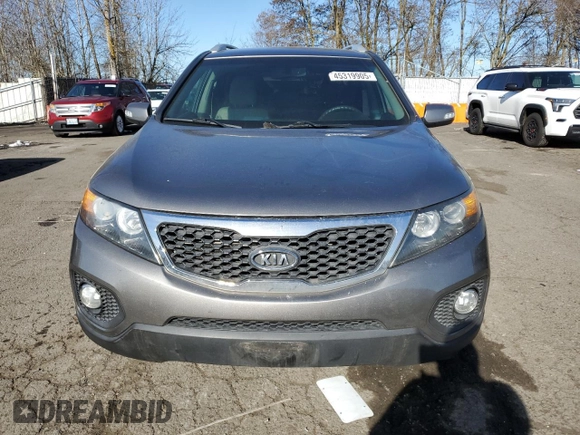 2012 Kia Sorento LX with VIN 5XYKT3A60CG296415, listed as a Copart auction lot 45319905 with 0 mi miles and Salvage Title. Bid and sale history available at carsss.com. Image 5.