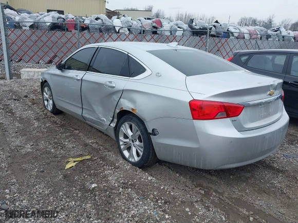 2015 Chevrolet Impala LT with VIN 1G1125S30FU138781, listed as a IAAI auction lot 41696424 with 150,239 mi miles. Bid and sale history available at carsss.com. Image 3.