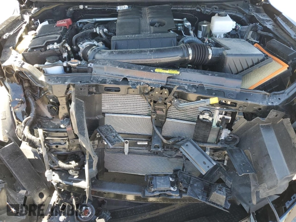 2024 Nissan Frontier SV with VIN 1N6ED1EJ3RN650410, listed as a Copart auction lot 69147654 with 6,483 mi miles and Salvage Title. Bid and sale history available at carsss.com. Image 11.
