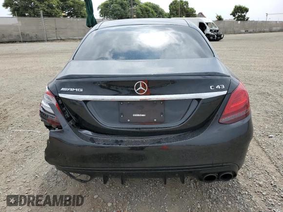 2021 Mercedes-Benz C 43 AMG with VIN W1KWF6EB9MR616681, listed as a Copart auction lot 66901253 with 40,668 mi miles and . Bid and sale history available at DreamBid. Image 6.