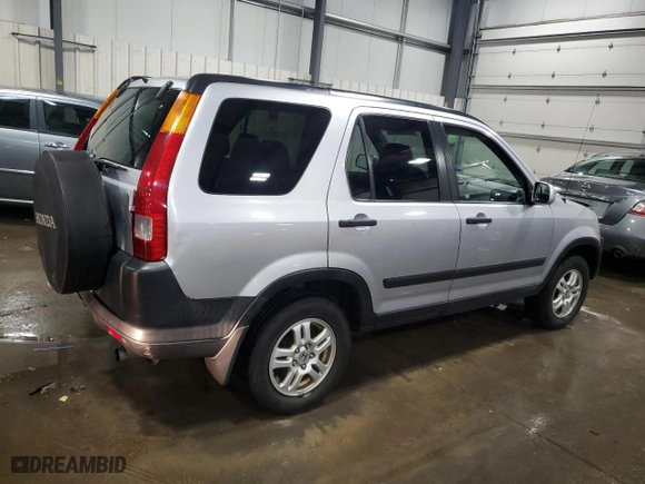 2003 Honda CR-V EX with VIN JHLRD77843C019981, listed as a Copart auction lot 82208894 with 263,807 mi miles and Salvage Title. Bid and sale history available at carsss.com. Image 3.
