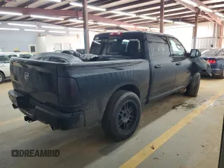 2012 Ram 1500 Sport with VIN 1C6RD7MT0CS128506, listed as a Copart auction lot 53138215 with 217,178 mi miles and Salvage title. Bid and sale history available at DreamBid. Image 3.
