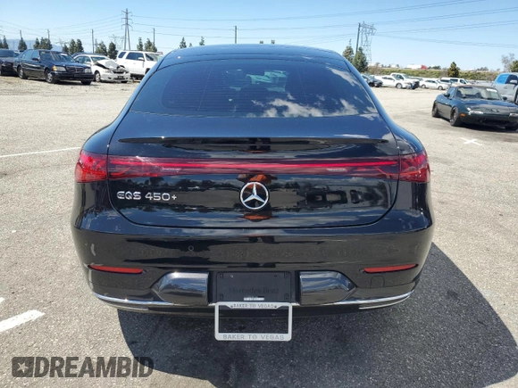 2022 Mercedes-Benz EQS with VIN W1KCG2DB1NA014402, listed as a Copart auction lot 48936474 with 20,081 mi miles and Salvage Title. Bid and sale history available at carsss.com. Image 6.