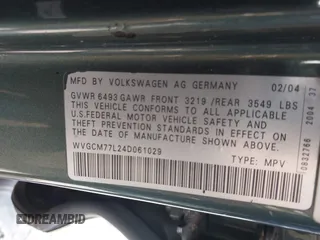 2004 Volkswagen Touareg z VIN WVGCM77L24D061029, wystawiony jako IAAI lot #42196634 z przebiegiem 221 240 mil mil oraz . Historia ofert i sprzedaży dostępna na DreamBid. Obrazek 9.
