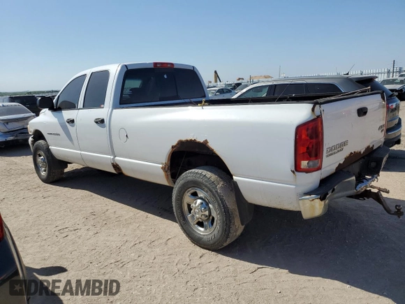 2004 Dodge 2500 SLT with VIN 1D7KU28D64J239977, listed as a Copart auction lot 55588045 with Not Provided miles and Clean Title. Bid and sale history available at DreamBid. Image 2.