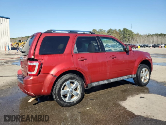 2012 Ford Escape Limited with VIN 1FMCU0E75CKC75701, listed as a Copart auction lot 50708215 with Not Provided miles and Salvage Title. Bid and sale history available at DreamBid. Image 3.