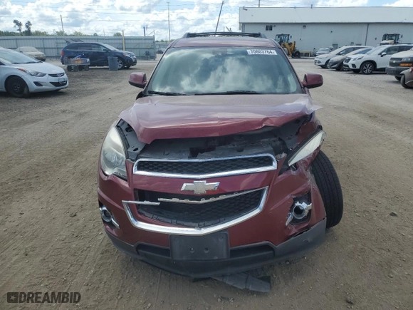 2011 Chevrolet Equinox LT w/2LT with VIN 2CNFLNEC0B6330339, listed as a Copart auction lot 70803764 with 0 mi miles and Salvage Title. Bid and sale history available at carsss.com. Image 5.