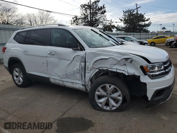 2019 Volkswagen Atlas S z VIN 1V2AP2CAXKC614103, wystawiony jako Copart lot #44392905 z przebiegiem 84 748 mil mil oraz Szkoda całkowita • Salvage title. Historia ofert i sprzedaży dostępna na DreamBid. Obrazek 4.