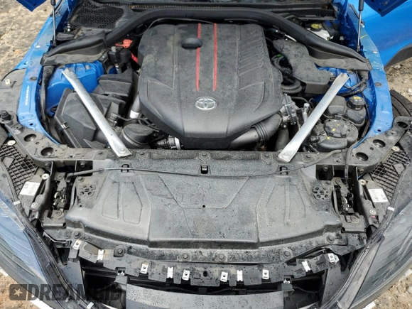 2021 Toyota GR Supra 3.0 with VIN WZ1DB0C00MW036931, listed as a Copart auction lot 65175964 with 32,592 mi miles and Salvage Title. Bid and sale history available at carsss.com. Image 11.