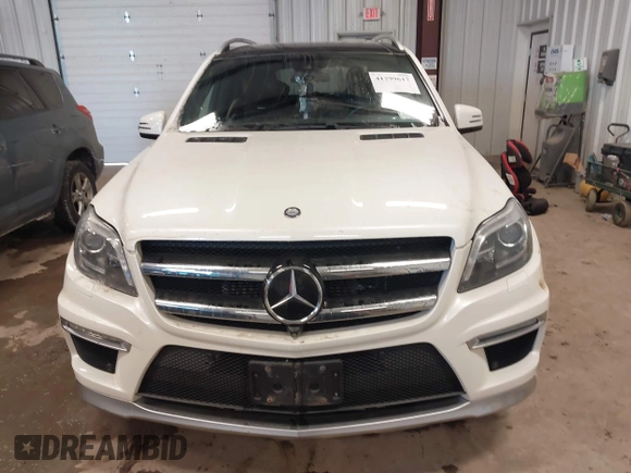 2015 Mercedes-Benz GL-Class GL 63 AMG with VIN 4JGDF7EE8FA448000, listed as a IAAI auction lot 41299617 with 124,456 mi miles. Bid and sale history available at carsss.com. Image 12.