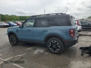 2022 Ford Bronco Sport Outer Banks with VIN 3FMCR9C63NRE26971, listed as a Copart auction lot 54304915 with 35,462 mi miles and Salvage title. Bid and sale history available at DreamBid. Image 2.