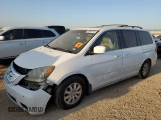 2008 Honda Odyssey EX-L with VIN 5FNRL38758B012644, listed as a Copart auction lot 52950175 with 194,058 mi miles and Clean Title. Bid and sale history available at carsss.com. Image 1.