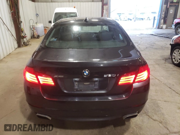 2013 BMW 5 Series 550i xDrive with VIN WBAFU9C56DDY72446, listed as a Copart auction lot 45516545 with 93,780 mi miles and Salvage Title. Bid and sale history available at carsss.com. Image 6.