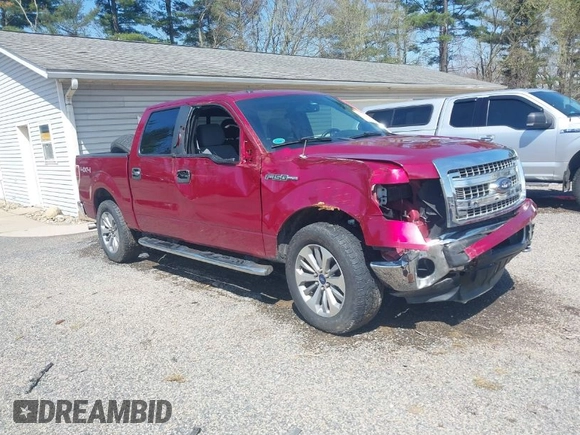2014 Ford F-150 XL with VIN 1FTFW1EF8EFB27918, listed as a IAAI auction lot 41938587 with 129,508 mi miles. Bid and sale history available at carsss.com. Image 1.