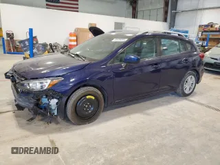 2018 Subaru Impreza Premium with VIN 4S3GTAB67J3731764, listed as a Copart auction lot 55939085 with 77,135 mi miles and Salvage title. Bid and sale history available at DreamBid. Image 1.