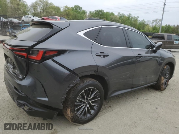 2022 Lexus NX with VIN 2T2AKCEZ2NC008259, listed as a Copart auction lot 51736654 with 30,769 mi miles. Bid and sale history available at carsss.com. Image 3.