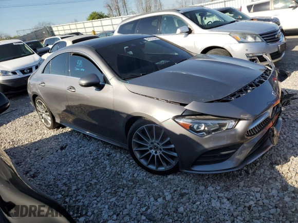 2020 Mercedes-Benz CLA 250 with VIN W1K5J4HB5LN096592, listed as a Copart auction lot 48157054 with 62,208 mi miles and . Bid and sale history available at DreamBid. Image 4.