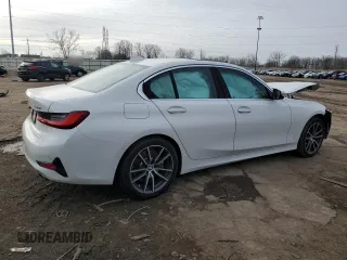 2020 BMW 3 Series 330i with VIN 3MW5R1J04L8B21766, listed as a Copart auction lot 48059005 with Not Provided miles and Salvage Title. Bid and sale history available at carsss.com. Image 3.