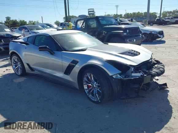 2016 Chevrolet Corvette Z06 2LZ with VIN 1G1YS2D63G5601917, listed as a IAAI auction lot 41829874 with 17,305 mi miles. Bid and sale history available at carsss.com. Image 1.