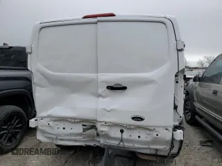 2023 Ford Transit Cargo with VIN 1FTBR1Y88PKA97221, listed as a Copart auction lot 43410475 with 34,927 mi miles and Salvage Title. Bid and sale history available at DreamBid. Image 6.