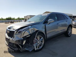 2025 Cadillac XT5 Platinum AWD with VIN 1GYKNGRS9SZ116071, listed as a Copart auction lot 56183555 with 77 mi miles and Salvage title. Bid and sale history available at DreamBid. Image 1.