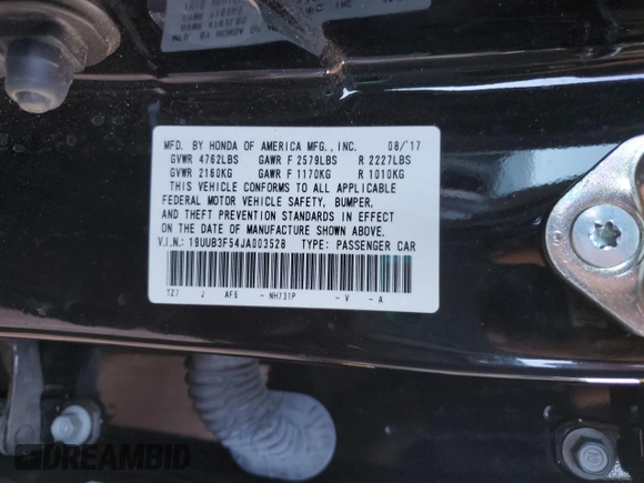 2018 Acura TLX Technology z VIN 19UUB3F54JA003528, wystawiony jako Copart lot #45811925 z przebiegiem 111 648 mil mil oraz Szkoda całkowita • Salvage title. Historia ofert i sprzedaży dostępna na DreamBid. Obrazek 12.