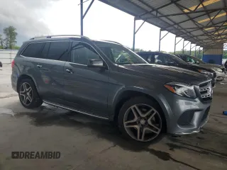 2017 Mercedes-Benz GLS 550 with VIN 4JGDF7DE0HA852820, listed as a Copart auction lot 60523685 with 177,152 mi miles and Clean title. Bid and sale history available at DreamBid. Image 4.