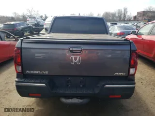 2017 Honda Ridgeline RTL-T with VIN 5FPYK3F63HB025201, listed as a Copart auction lot 52683535 with 0 mi miles and Salvage Title. Bid and sale history available at carsss.com. Image 6.