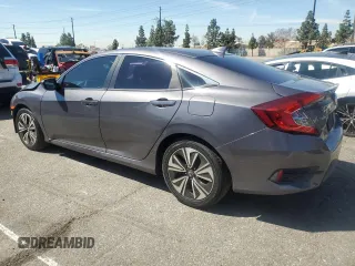 2017 Honda Civic Sedan EX-T with VIN 2HGFC1F42HH652693, listed as a Copart auction lot 50184425 with 75,448 mi miles and Salvage Title. Bid and sale history available at carsss.com. Image 2.