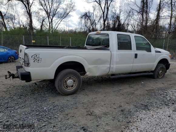 2015 Ford Super Duty F-250 SRW Lariat with VIN 1FT7W2B6XFEC15827, listed as a Copart auction lot 87326874 with 44,721 mi miles and Clean Title. Bid and sale history available at carsss.com. Image 3.