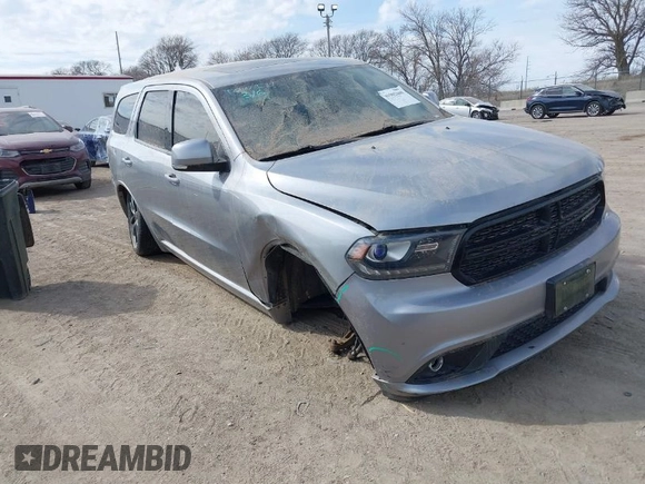 2015 Dodge Durango Limited with VIN 1C4RDJDG1FC801858, listed as a IAAI auction lot 41902600 with 101,148 mi miles. Bid and sale history available at carsss.com. Image 1.