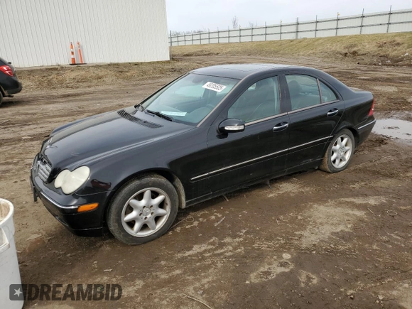 2004 Mercedes-Benz C 240 with VIN WDBRF81J54F458372, listed as a Copart auction lot 49205505 with 200,240 mi miles and Non repairable. Bid and sale history available at DreamBid. Image 1.