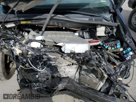 2010 Toyota Sienna XLE with VIN 5TDDK4CC2AS030897, listed as a Copart auction lot 46638095 with 126,680 mi miles and Salvage title. Bid and sale history available at DreamBid. Image 12.
