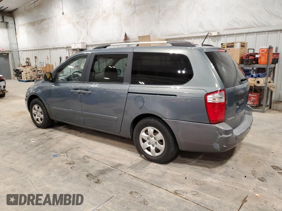 2009 Kia Sedona LX with VIN KNDMB233X96300720, listed as a Copart auction lot 52724825 with 134,502 mi miles and Clean Title. Bid and sale history available at carsss.com. Image 2.