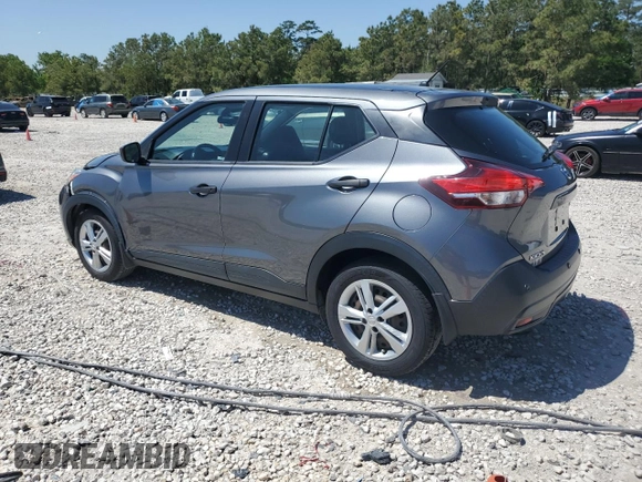2020 Nissan Kicks S with VIN 3N1CP5BV2LL550115, listed as a Copart auction lot 52323445 with 38,984 mi miles and Salvage Title. Bid and sale history available at carsss.com. Image 2.