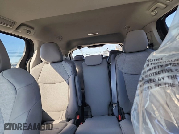 2024 Toyota Sienna LE with VIN 5TDBSKFC9RS138713, listed as a Copart auction lot 43769795 with 10 mi miles and Salvage Title. Bid and sale history available at carsss.com. Image 10.