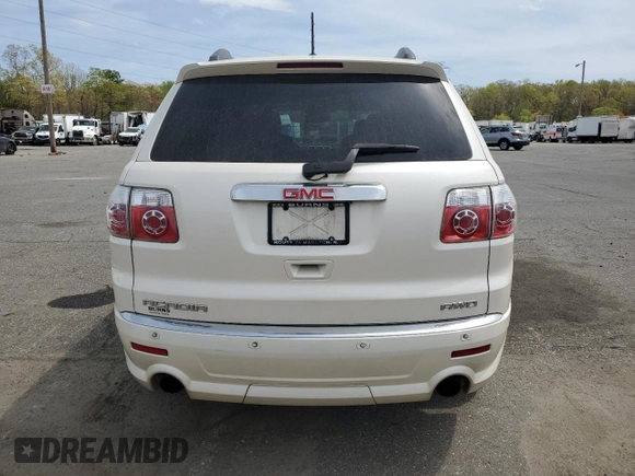 2011 GMC Acadia Denali with VIN 1GKKVTED6BJ342738, listed as a Copart auction lot 54821735 with 148,284 mi miles and Clean Title. Bid and sale history available at carsss.com. Image 6.