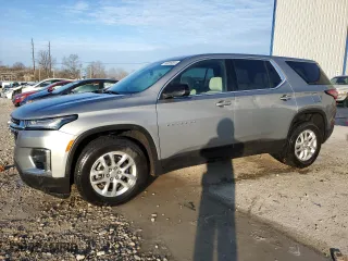 2023 Chevrolet Traverse LS with VIN 1GNERFKW9PJ168909, listed as a Copart auction lot 86899804 with 22,727 mi miles and Salvage Title. Bid and sale history available at carsss.com. Image 1.