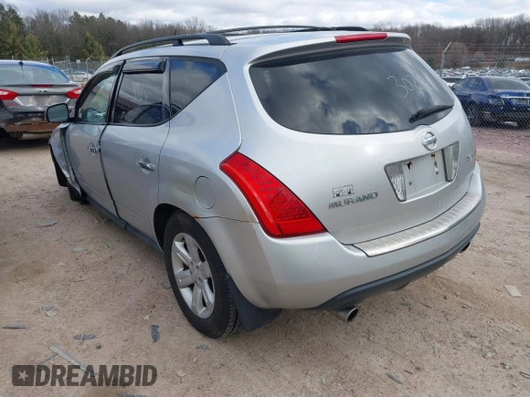 2006 Nissan Murano SL z VIN JN8AZ08W36W505317, wystawiony jako IAAI lot #42023024 z przebiegiem 146 427 mil mil oraz . Historia ofert i sprzedaży dostępna na DreamBid. Obrazek 3.